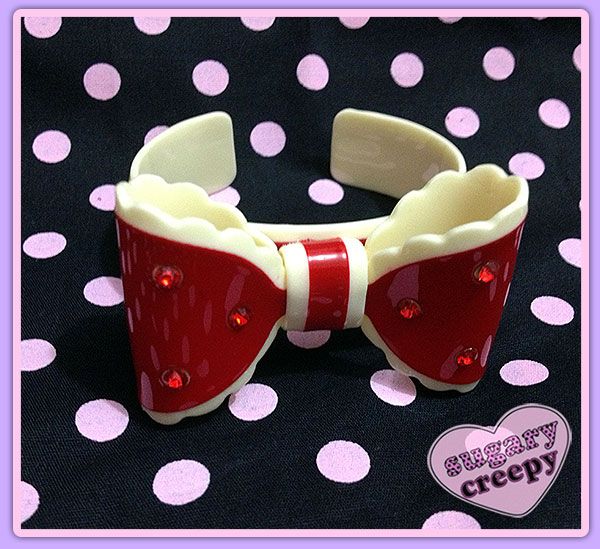 Bracelete Sweet Bow 'Vermelho'