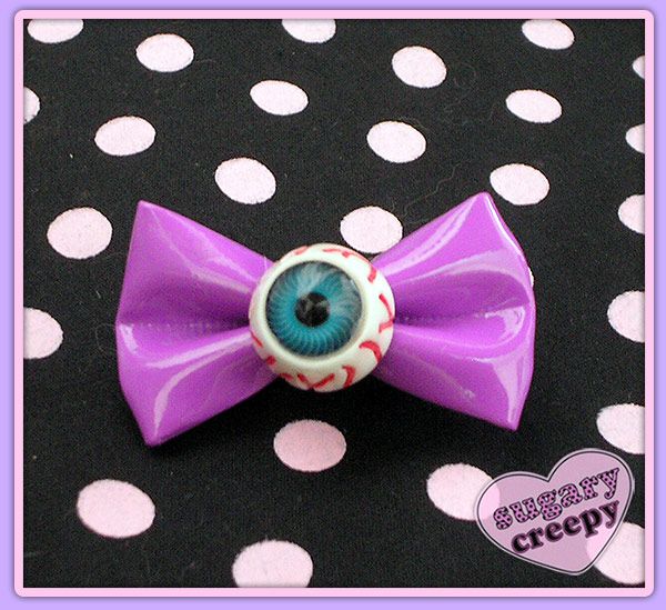 Presilha Creepy Little Bow! 'roxo'