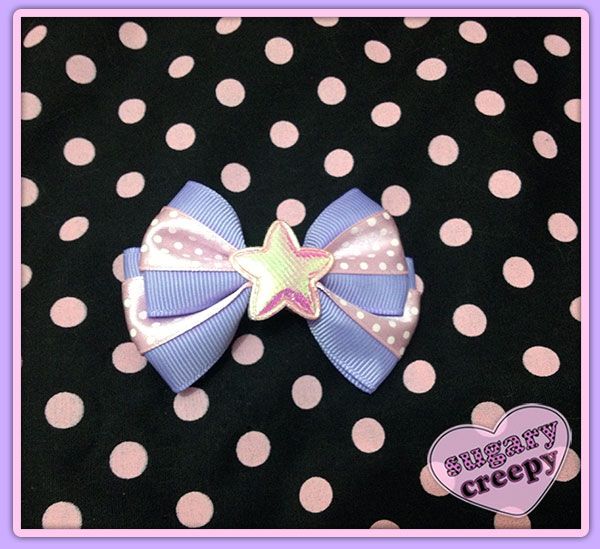 Presilha Star Bow 'rosa'