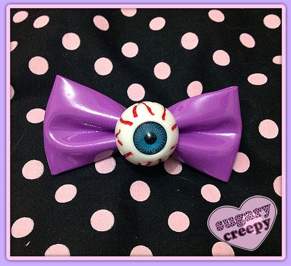 Presilha Creepy Bow 'Roxo'