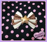 Presilha Star Bow 'marrom'