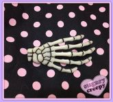 Presilha Creepy Hand 'branco'